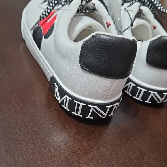 Disney Minnie Mouse Womens Sneakers - White and Red - Picture 5 of 7